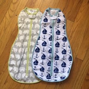 2 Woombie Original Swaddling Blanket 0-3mths
